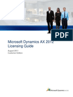 (IT) - Microsoft Dynamics AX 2012 Licensing Guide