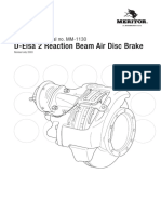 D-Elsa 2 Reaction Beam Air Disc Brake: Maintenance Manual No. MM-1130