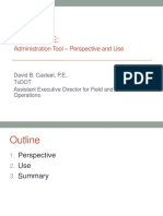 P6 Update:: Administration Tool - Perspective and Use