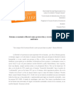 Sistema Económico Liberal Como Protección y Crecimiento Del Ambiente