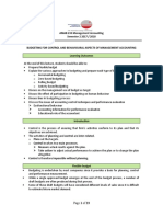 AMAB 233 Management Accounting Semester 2 2017 / 2018: in Budgeting Process Discuss