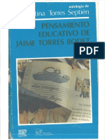 Torres, Valentina (1985). Pensamiento educativo de Jaime Torres Bodet. Mexico, El Caballito SEP