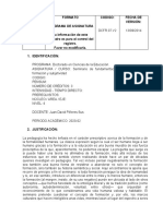 Programa SMN de Fundamentación II Lecturas Sobre Formación y Subjetividad DOCTORADO