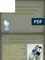 Procesos Quimicos Tratamiento Del Agua