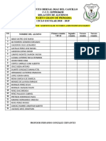 Lista de Asistencia Reunión