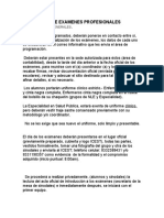 Protocolo de Examenes (Observaciones Generales)