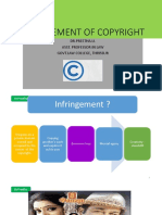 Infringement of Copyright-Dr. Preetha U