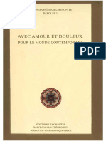 Avec Amour Et Douleur Pour Le Monde Contemporain - Saint Païssios L'athonite