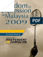 Freedom of Expression in Malaysia 2009
