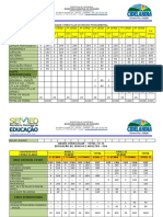 Grade curricular Ensino Fundamental e EJA Cidelândia