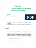 Comunicación interna y externa