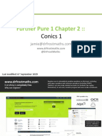 Further Pure 1 Chapter 2::: Conics 1