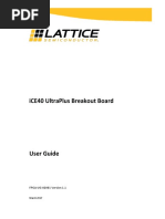 Ice40 Ultraplus Breakout Board: Fpga-Ug-02001 Version 1.1