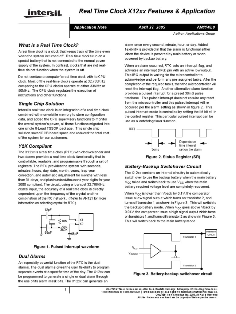Real Clock Time | PDF | Real Time Computing | Central Processing Unit