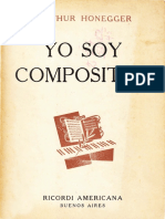Yo Soy Compositor- HONEGGER