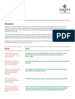 Sardi's Catering - Myth Vs Fact Sheet