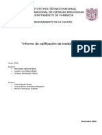 Informe de calificación de instalaciones 