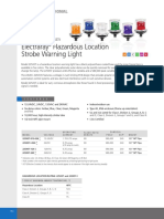 Electraray Hazardous Location Strobe Warning Light: Model 225XST and 225XST-I