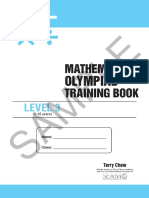 Mathematical Training Book: Level 3