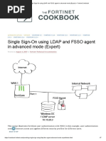 FORTIGATE - SSO Using LDAP and FSSO Agent in Advanced Mode