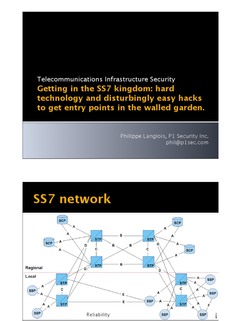 Getting in The SS7 Kingdom: Hard Technology and Disturbingly Easy Hacks ...