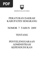 Download PERDA ADMINDUK KAB SEMARANG by shareev SN49755384 doc pdf