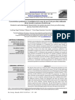 Características Productivas y Tecnológicas de La Carne de Cuy (Cavia Porcellus) Utilizando Dietas Basadas en Pisonay (Erythrina SP)