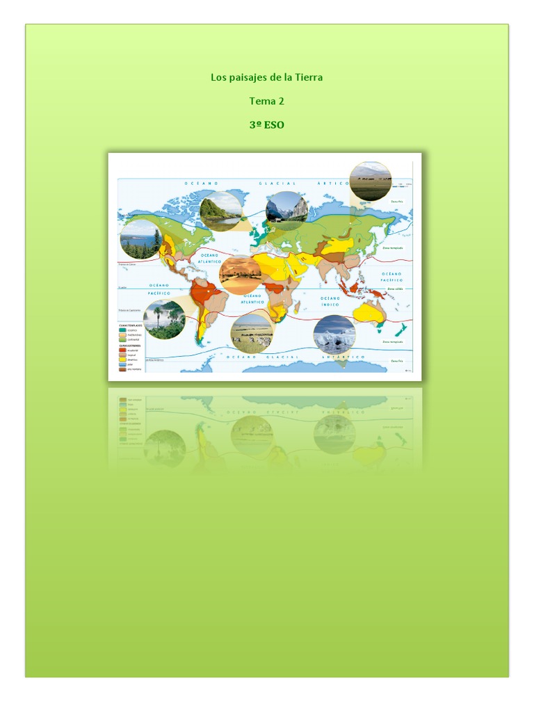 Paisajes y Climas de la Tierra | PDF | Clima oceánico | Desierto