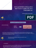 Ecuaciones Lineales y Rectas Cuadráticas y Parábolas