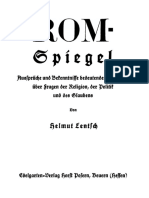 Helmut Lentsch - Rom-Spiegel - Aussprueche Und Bekenntnisse Bedeutender Katholiken (1934, 47 S., Scan-Text, Fraktur)