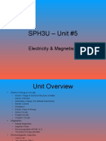 SPH3U - Unit #5: Electricity & Magnetism