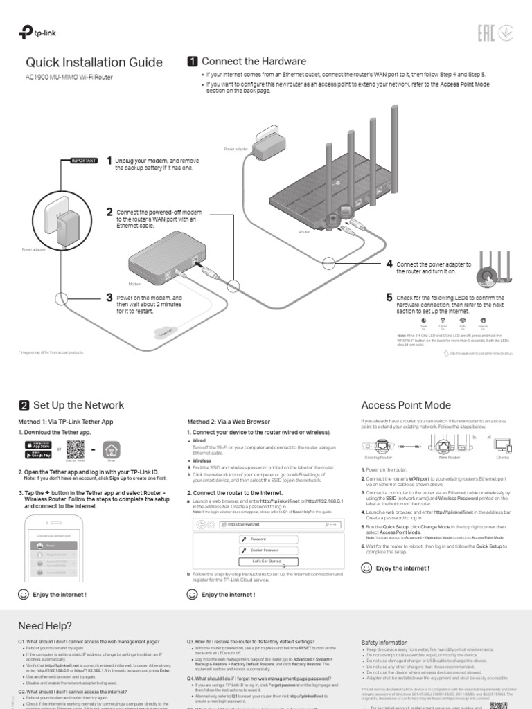 Archer c80 Manual | PDF | Wireless Access Point | Wi Fi