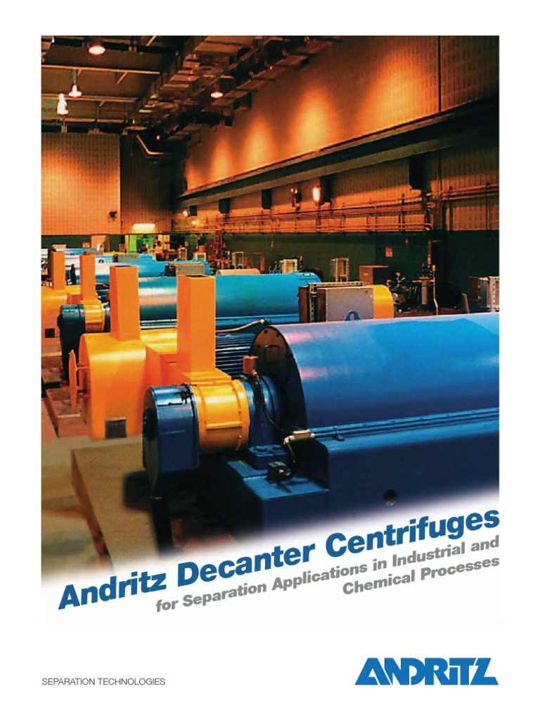 Decanter Andritz Pdf Centrifuge Solid