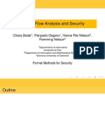 Control Flow Analysis and Security: Chiara Bodei, Pierpaolo Degano, Hanne Riis Nielson, Flemming Nielson
