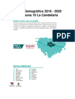 Perfil Demográfico 2016 - 2020 Comuna 10 - La Candelaria