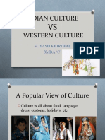 Indian Culture Vs Western Culture