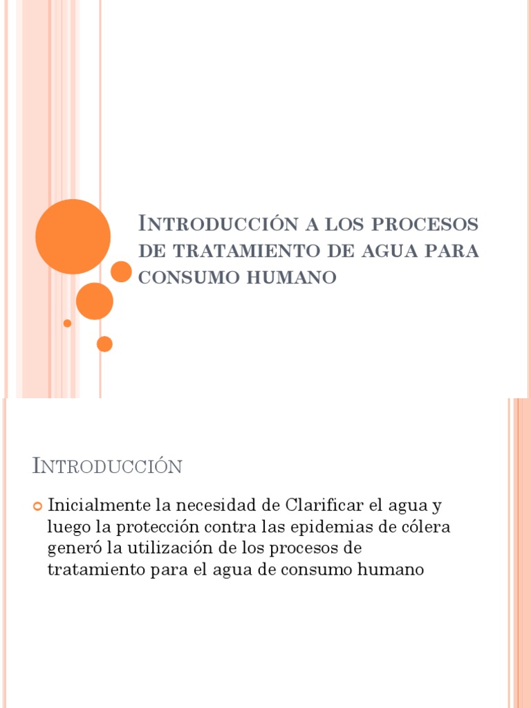Tratamiento de Agua para Consumo Humano | PDF | Redox | Agua