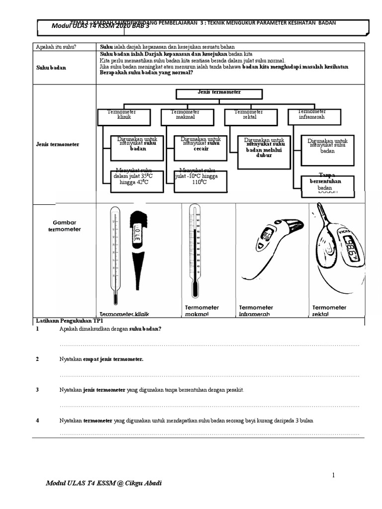 Modul Ulas T4 Kssm Bp 3 Complete Pdf
