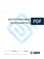 SAFETY COMPLIANCE AND DISCIPLINARY ACTION