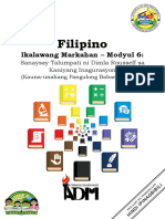 Filipino10 - q2 - Mod6 - Sanaysay Talumpati Ni Dimla Rousseff