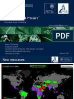 Monitoring Blood Pressure: Biomedical Signal Processing