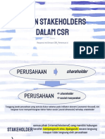 Responsi 4 - Peran Stakeholder Dalam CSR