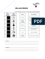 1a Acids and Alkali's Worksheet