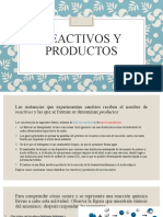 ORLANDO FARID REYES BAUTISTA - Reactivos y Productos