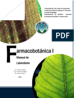 Manual Farmacobotánica I 2021