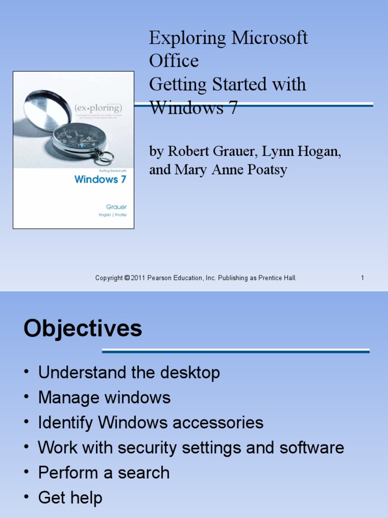 Exploring Microsoft Office Getting Started With Windows 7: by Robert ...