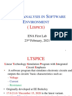 Ircuit Nalysis in Oftware Nvironment: C A S E