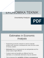 Ekonomika Teknik: Uncertainty Analysis