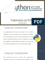 Encuent Lista de Comprension Python