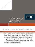 Sewa Guna Usaha (Leasing)